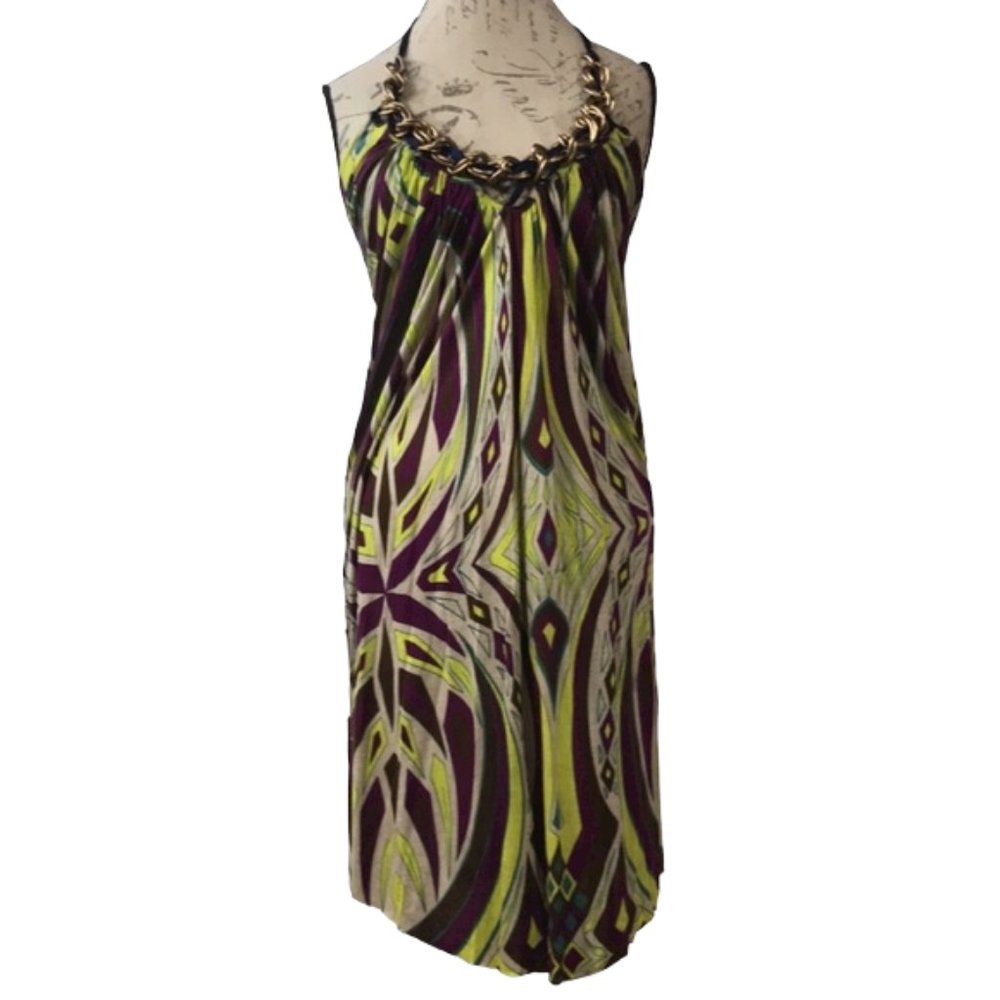 T- Bags👗Halter Retro Mini Dress Size S